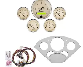 AutoMeter GAUGE KIT; 5 PC; CHEVY CAR 55-56; MPH/FUEL/OILP/WTMP/BAT; AB Chevrolet 1955-1956