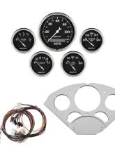 AutoMeter GAUGE KIT; 5 PC; CHEVY CAR 55-56; MPH/FUEL/OILP/WTMP/BAT; OTB Chevrolet 1955-1956                                     - 7033-OTB - Image 7