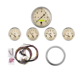 AutoMeter GAUGE KIT; 5 PC; CHEVY CAR 59-60; MPH/FUEL/OILP/WTMP/BAT; AB Chevrolet