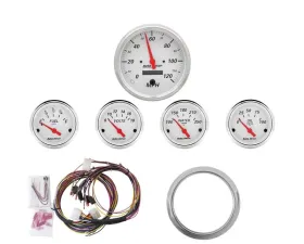 AutoMeter GAUGE KIT; 5 PC; CHEVY CAR 59-60; MPH/FUEL/OILP/WTMP/BAT; AW Chevrolet