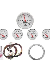 AutoMeter GAUGE KIT; 5 PC; CHEVY CAR 59-60; MPH/FUEL/OILP/WTMP/BAT; AW Chevrolet                                     - 7034-AW - Image 7
