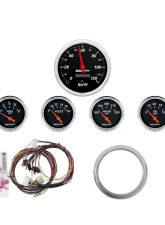 AutoMeter GAUGE KIT; 5 PC; CHEVY CAR 59-60; MPH/FUEL/OILP/WTMP/BAT; DB Chevrolet                                     - 7034-DB - Image 7