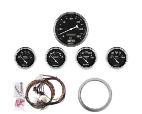 AutoMeter GAUGE KIT; 5 PC; CHEVY CAR 59-60; MPH/FUEL/OILP/WTMP/BAT; OTB Chevrolet