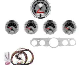 AutoMeter GAUGE KIT; 5 PC; MUSTANG 65-66; MPH/FUEL/OILP/WTMP/BAT; AM Ford Mustang Shelby GT350 1965-1966