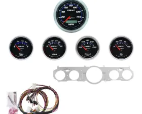 AutoMeter GAUGE KIT; 5 PC; MUSTANG 65-66; MPH/FUEL/OILP/WTMP/BAT; CB Ford Mustang Shelby GT350 1965-1966