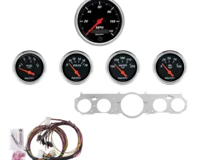 AutoMeter GAUGE KIT; 5 PC; MUSTANG 65-66; MPH/FUEL/OILP/WTMP/BAT; DB Ford Mustang Shelby GT350 1965-1966