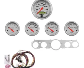 AutoMeter GAUGE KIT; 5 PC; MUSTANG 65-66; MPH/FUEL/OILP/WTMP/BAT; UL Ford Mustang Shelby GT350 1965-1966