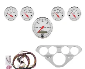 AutoMeter GAUGE KIT; 5 PC; CHEVY TRUCK 55-59; MPH/FUEL/OILP/WTMP/BAT; AW Chevrolet