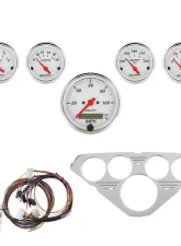 AutoMeter GAUGE KIT; 5 PC; CHEVY TRUCK 55-59; MPH/FUEL/OILP/WTMP/BAT; AW Chevrolet                                     - 7036-AW - Image 7