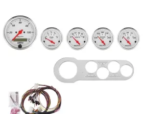 AutoMeter GAUGE KIT; 5 PC; CHEVY CAR 53-54; MPH/FUEL/OILP/WTMP/BAT; AW Chevrolet 1953-1954