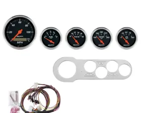 AutoMeter GAUGE KIT; 5 PC; CHEVY CAR 53-54; MPH/FUEL/OILP/WTMP/BAT; DB Chevrolet 1953-1954