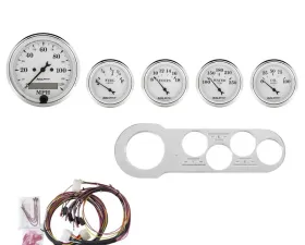 AutoMeter GAUGE KIT; 5 PC; CHEVY CAR 53-54; MPH/FUEL/OILP/WTMP/BAT; OTW Chevrolet 1953-1954