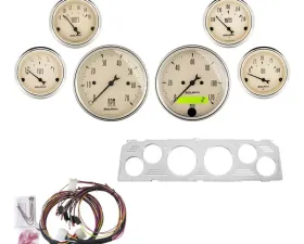 AutoMeter GAUGE KIT; 6 PC; CHEVY TRUCK 64-66; TACH/MPH/FUEL/OILP/WTMP/VOLT; AB Chevrolet 1964-1966