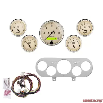 AutoMeter GAUGE KIT; 5 PC; NOVA 62-65; MPH/FUEL/OILP/WTMP/BAT; AB Chevrolet Chevy II 1962-1965 - 7044-AB