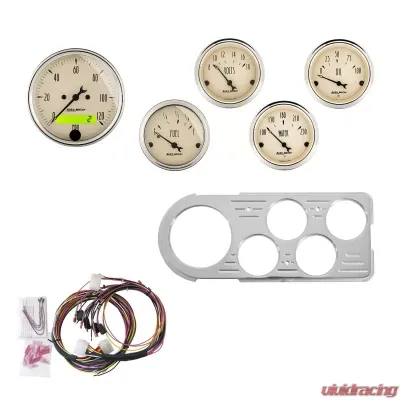 AutoMeter GAUGE KIT; 5 PC; FORD TRUCK 48-50; MPH/FUEL/OILP/WTMP/BAT; AB Ford 1948-1950 - 7046-AB