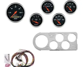 AutoMeter GAUGE KIT; 5 PC; FORD TRUCK 48-50; MPH/FUEL/OILP/WTMP/BAT; DB Ford 1948-1950