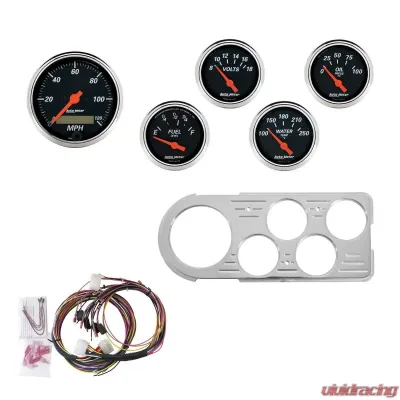 AutoMeter GAUGE KIT; 5 PC; FORD TRUCK 48-50; MPH/FUEL/OILP/WTMP/BAT; DB Ford 1948-1950 - 7046-DB