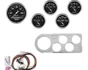 AutoMeter GAUGE KIT; 5 PC; FORD TRUCK 48-50; MPH/FUEL/OILP/WTMP/BAT; OTB Ford 1948-1950