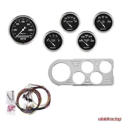 AutoMeter GAUGE KIT; 5 PC; FORD TRUCK 48-50; MPH/FUEL/OILP/WTMP/BAT; OTB Ford 1948-1950 - 7046-OTB