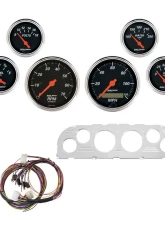 AutoMeter GAUGE KIT; 6 PC; CHEVY TRUCK 60-63; TACH/MPH/FUEL/OILP/WTMP/VOLT; DB Chevrolet                                     - 7047-DB - Image 7