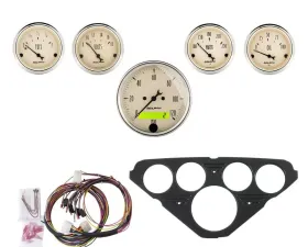AutoMeter GAUGE KIT; 5 PC; CHEVY TRUCK 55-59; MPH/FUEL/OILP/WTMP/BAT; AB Chevrolet