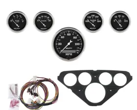 AutoMeter GAUGE KIT; 5 PC; CHEVY TRUCK 55-59; MPH/FUEL/OILP/WTMP/BAT; OTB Chevrolet