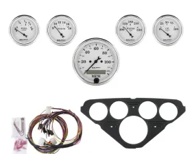AutoMeter GAUGE KIT; 5 PC; CHEVY TRUCK 55-59; MPH/FUEL/OILP/WTMP/BAT; OTW Chevrolet