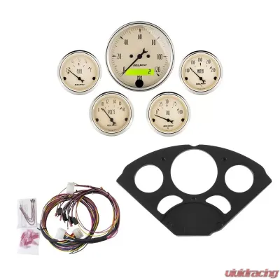 AutoMeter GAUGE KIT; 5 PC; CHEVY 55-56; MPH/FUEL/OILP/WTMP/BAT; AB Chevrolet 1955-1956 - 7055-AB