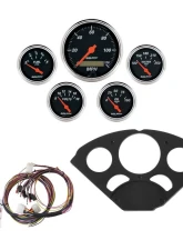 AutoMeter GAUGE KIT; 5 PC; CHEVY 55-56; MPH/FUEL/OILP/WTMP/BAT; DB Chevrolet 1955-1956                                     - 7055-DB - Image 7