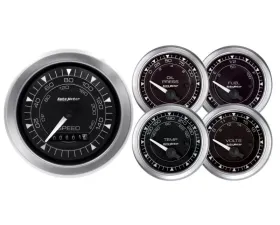 AutoMeter GAUGE KIT; 5 PC.; 3 3/8in./2 1/16in.; ELEC. SPEEDOMETER; CHRONO