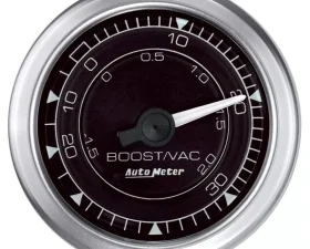 AutoMeter GAUGE; VAC/BOOST; 2 1/16in.; 30INHG-30PSI; MECHANICAL; CHRONO