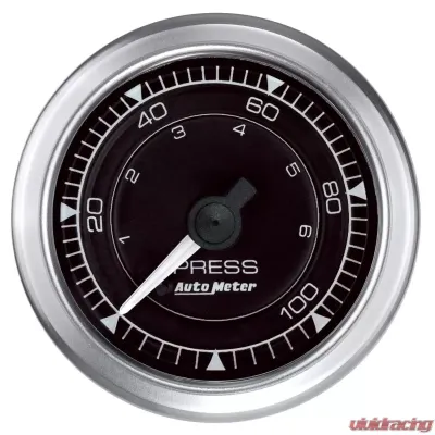 AutoMeter GAUGE; PRESS; 2 1/16in.; 100PSI; MECH; CHRONO - 8121