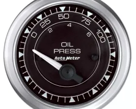 AutoMeter GAUGE; PRESS; 2 1/16in.; 100PSI; ELEC; CHRONO