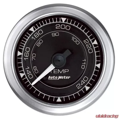AutoMeter GAUGE; TEMP; 2 1/16in.; 240deg.F; MECH; CHRONO - 8132