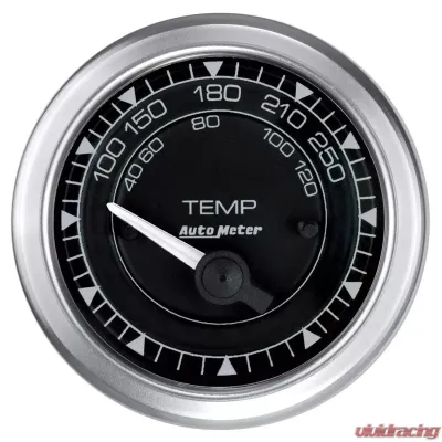 AutoMeter GAUGE; TEMP; 2 1/16in.; 250deg.F; ELEC; CHRONO - 8137