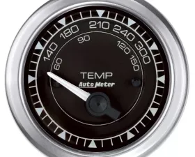 AutoMeter GAUGE; TEMP; 2 1/16in.; 300deg.F; ELEC; CHRONO