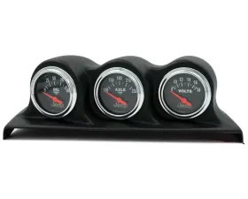 AutoMeter GAUGE KIT; 3 PC; WRANGLER (JK) 07-10; OIL PSI/AXLE TEMP/VOLT Jeep Wrangler 2007-2010