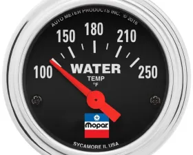AutoMeter GAUGE; WATER TEMP; 2-1/16in.; 100-250`F; ELEC; MOPAR CLASSIC