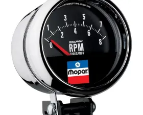 AutoMeter GAUGE; TACHOMETER; 3-3/4in.; 8;000 RPM; PEDESTAL; SHORT SWEEP; MOPAR CLASSIC