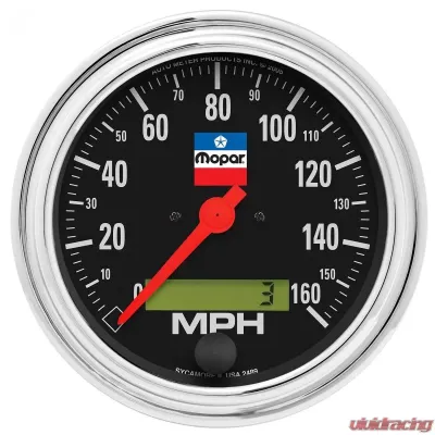 AutoMeter GAUGE; SPEEDOMETER; 3-3/8in.; 160 MPH; ELEC. PROGRAMMABLE; MOPAR CLASSIC - 880790