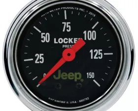 AutoMeter GAUGE; AIR LOCKER PRESS; 2 1/16in.; 150PSI; MECHANICAL; JEEP