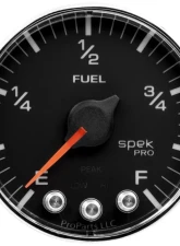 AutoMeter GAUGE; FUEL LEVEL; 2 1/16in.; 0-270O PROGRAMMABLE; BLK/CHRM; SPEK-PRO                                     - P312318 - Image 3