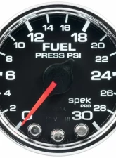 AutoMeter GAUGE; FUEL PRESS; 2 1/16in.; 30PSI; STEPPER MOTOR W/PEAK/WARN; BLK/CHRM; SPEK                                     - P31631 - Image 2