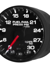 AutoMeter GAUGE; RAIL PRESS; 2 1/16in.; 30KPSI; STEPPER MOTOR W/PEAK/WARN; BLK/BLK; SPEK                                     - P321328 - Image 4