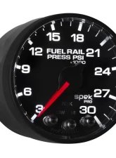 AutoMeter GAUGE; RAIL PRESS; 2 1/16in.; 30KPSI; STEPPER MOTOR W/PEAK/WARN; BLK/BLK; SPEK                                     - P321328 - Image 7