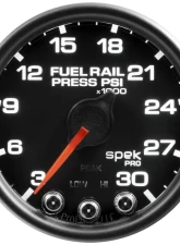 AutoMeter GAUGE; RAIL PRESS; 2 1/16in.; 30KPSI; STEPPER MOTOR W/PEAK/WARN; BLK/BLK; SPEK                                     - P32132 - Image 2