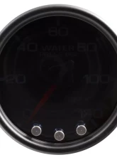 AutoMeter GAUGE; WATER PRESS; 2 1/16in.; 120PSI; STEPPER MTR W/PK/WRN; BLK/SMOKE/BLK; SPEK                                     - P34552 - Image 3