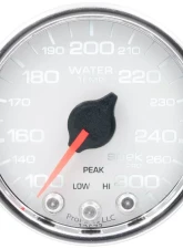 AutoMeter GAUGE; WATER TEMP; 2 1/16in.; 300deg.F; STEPPER MOTOR W/PEAK/WARN; WHT/CHRM; SPE                                     - P34611 - Image 2