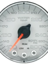 AutoMeter GAUGE; WATER TEMP; 2 1/16in.; 300deg.F; STEPPER MOTOR W/PEAK/WARN; SLVR/CHRM; SP                                     - P346218 - Image 3
