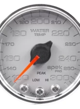 AutoMeter GAUGE; WATER TEMP; 2 1/16in.; 300deg.F; STEPPER MOTOR W/PEAK/WARN; SLVR/CHRM; SP                                     - P34621 - Image 3
